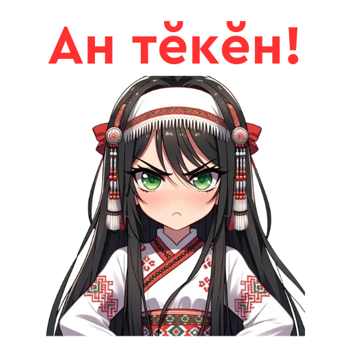 Sticker ChuvashHere - 1