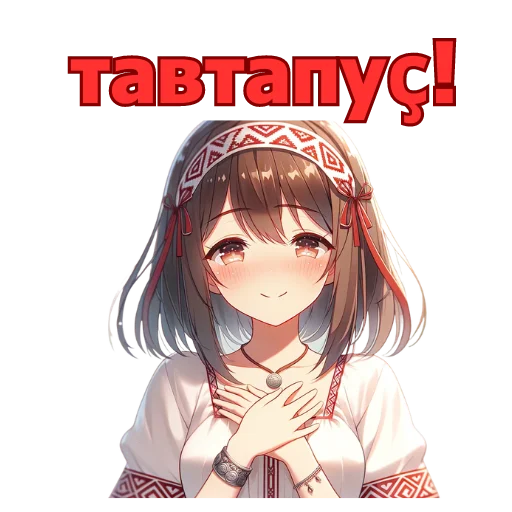 Sticker ChuvashHere - 1