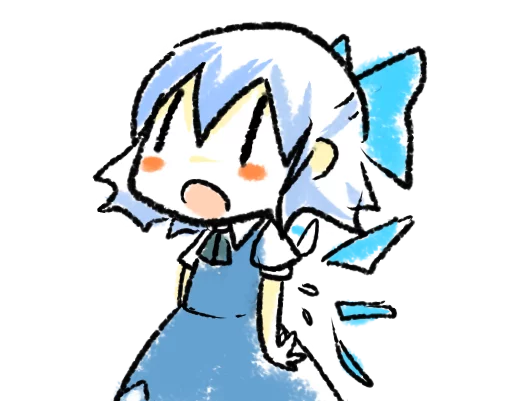 Sticker cirno - 10