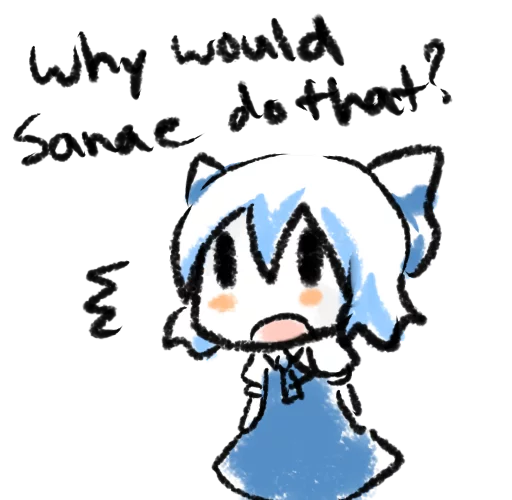 Sticker cirno - 9