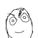 Стикер Classic rage faces - 0