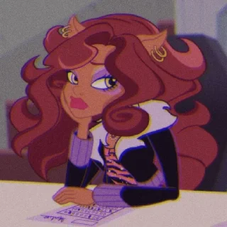 Стикер Clawdeen Wolf - 8