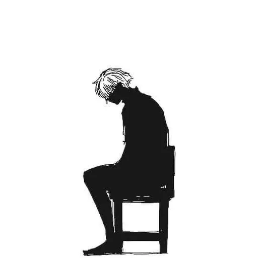 sketch silhouette drawing