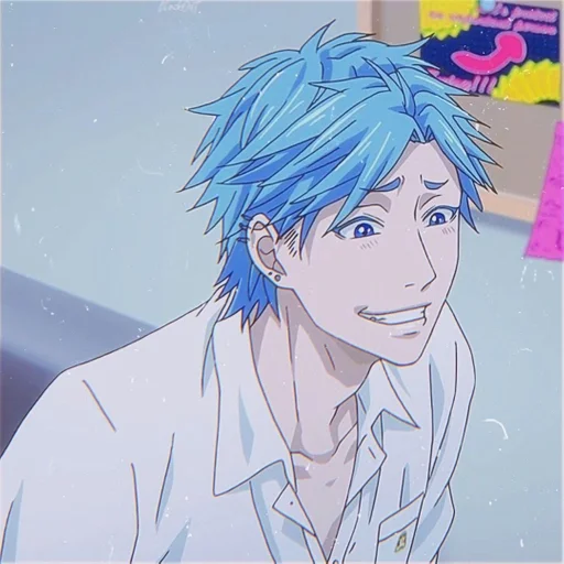 человеческое лицо аниме иллюстрация