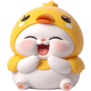 Sticker Пушистые утята @Nyasticks - 6