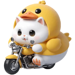 Sticker Пушистые утята @Nyasticks - 3