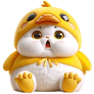 Sticker Пушистые утята @Nyasticks - 4