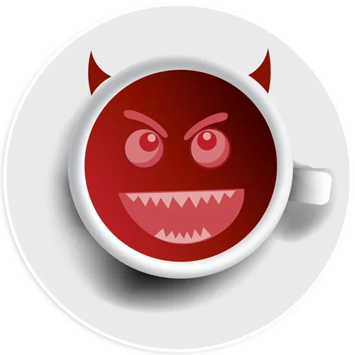 Sticker Coffee_smile - 1