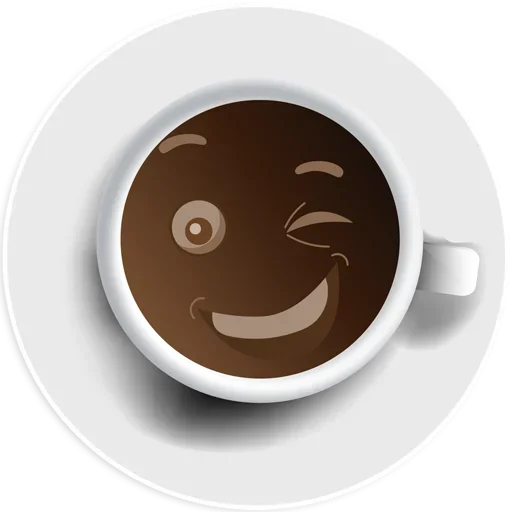 Стикер Coffee_smile - 1