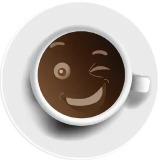 Sticker Coffee Smile - 4
