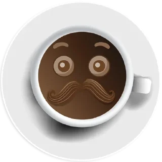 Sticker Coffee Smile - 10