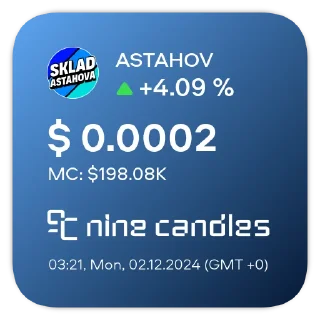 Sticker @NineCandlesStickers TON Сoinstats - 2