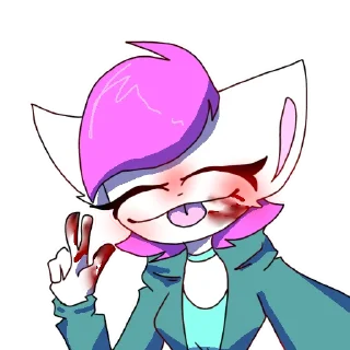 Sticker Мендичка :^ (создала стикер сама менди кенди) - 3