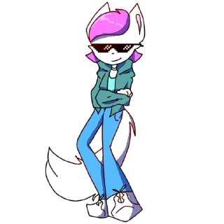 Sticker Мендичка :^ (создала стикер сама менди кенди) - 6