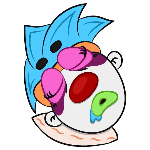 Sticker ColorfulClowns - 1