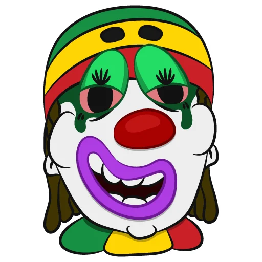 Sticker ColorfulClowns - 1