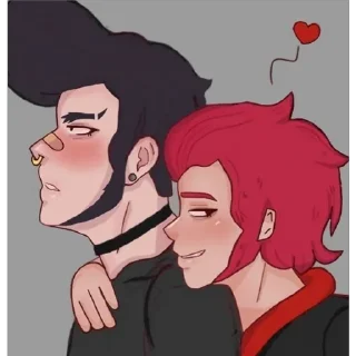 Sticker Кольт + Булл | @animebrawl - 2