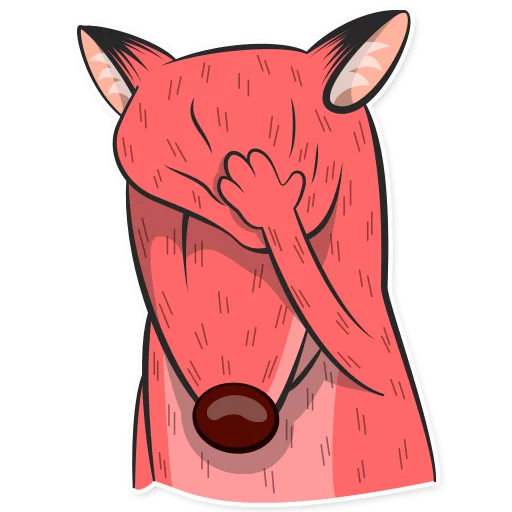 эскиз рисование животное