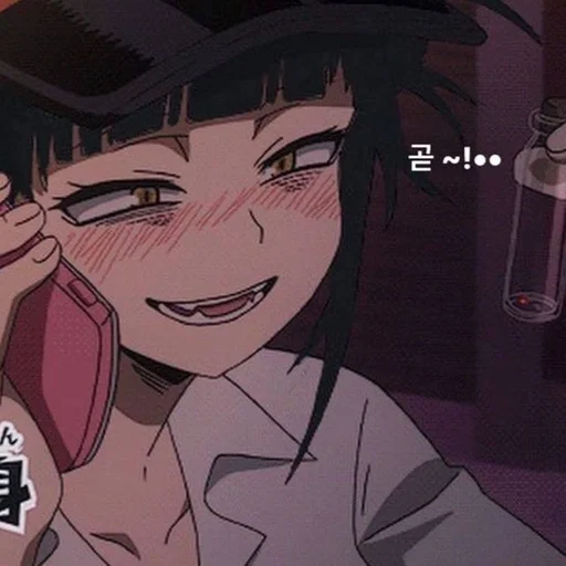 anime cartoon human face