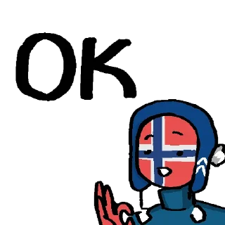 Стикер Countryhumans - 9