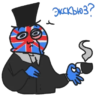 Стикер Countryhumans - 7