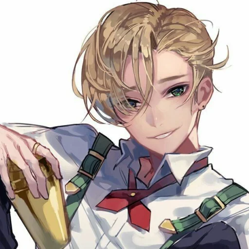 anime cartoon human face