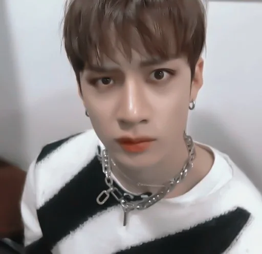 person human face necklace