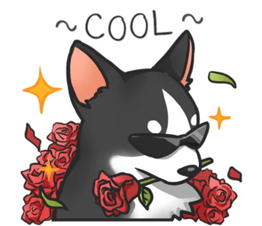 Sticker CorgiTheBoss - 1