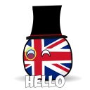 Sticker CountryBalls - 7