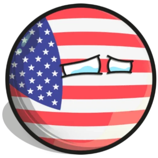 flag of the united states symbol circle