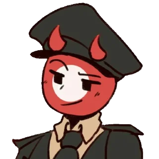 Sticker Countryhumans - 5