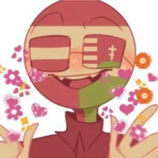Sticker Countryhumans - 11