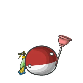 Стикер Countryballs Rovel - 3