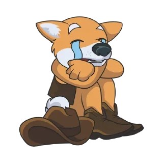 Sticker Cowboy Shiba Stickers - 10