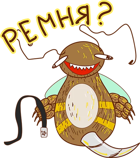 Sticker Укуренная Пчела - 11