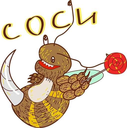 Sticker Укуренная Пчела - 8