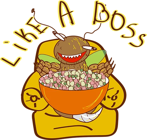 Sticker Укуренная Пчела - 0