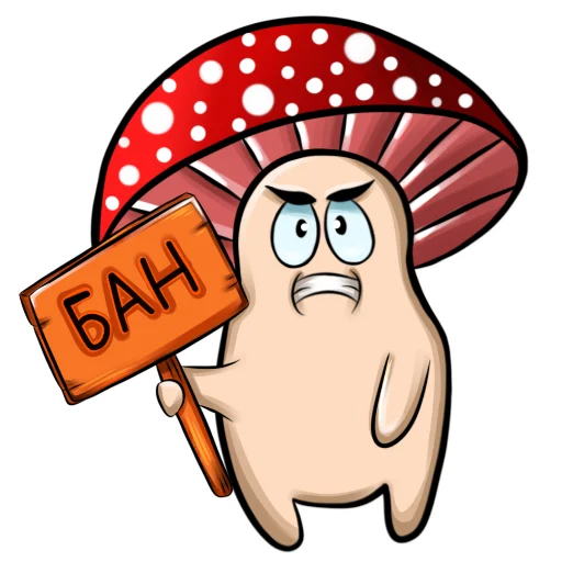 Sticker happy mushrooms - 9