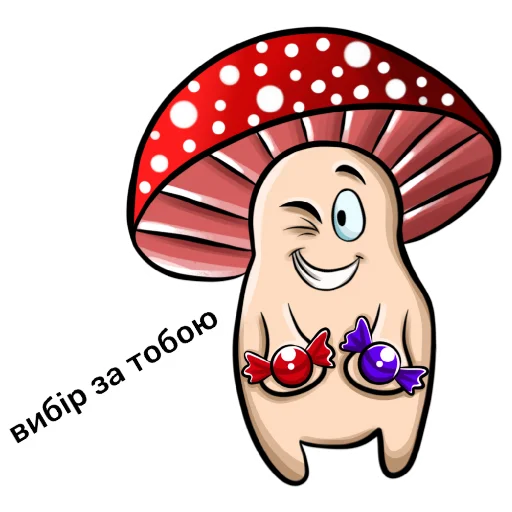 Sticker happy mushrooms - 7