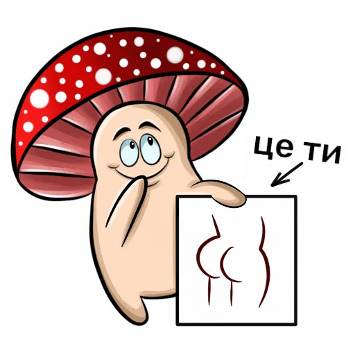 Sticker happy mushrooms - 4