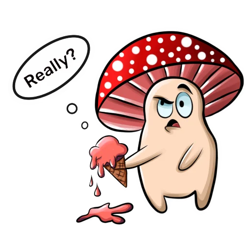 Sticker happy mushrooms - 2