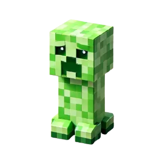 Sticker Крипер (@StickersMinecraft) - 1