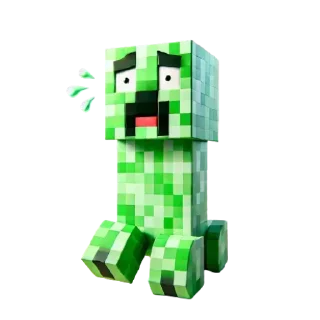 Sticker Крипер (@StickersMinecraft) - 9