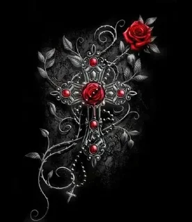 Sticker Cross Jesus @stickersb2b - 0