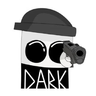 Sticker DARK @darkmemtoken - 9