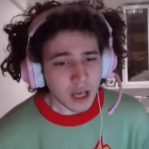 headphones human face person