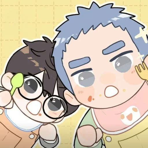 Sticker CucuroozzkaMangaHereUAreYuYanAndLiHuanTwo - 1