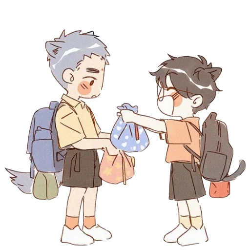 Sticker CucuroozzkaMangaHereUAreYuYanAndLiHuanTwo - 1