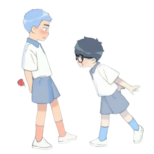 Sticker CucuroozzkaMangaHereUAreYuYanAndLiHuanTwo - 1