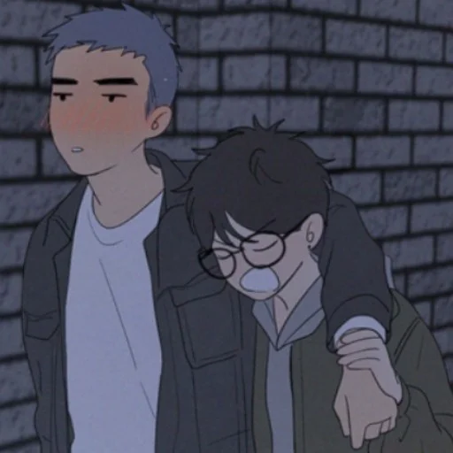 Sticker CucuroozzkaMangaHereUAreYuYanAndLiHuanTwo - 1